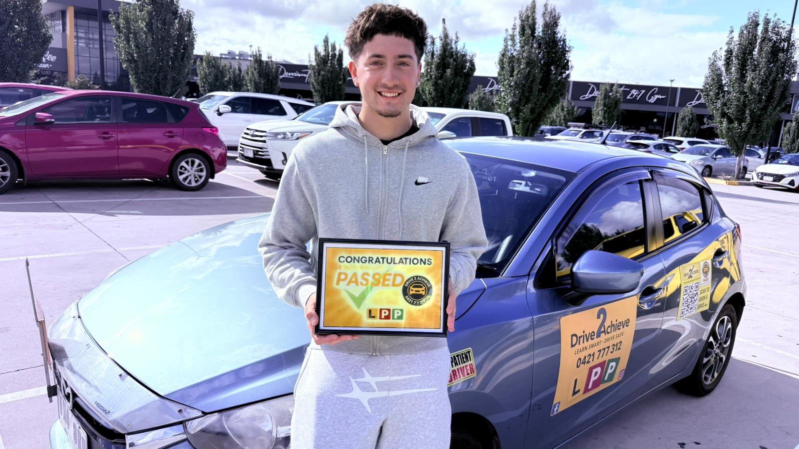 Lucas passed with Drive2Achieve